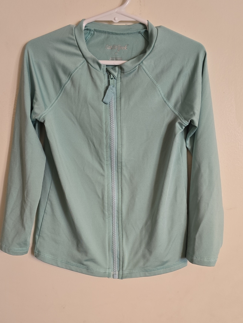 Cat & Jack Light Aqua Zip Front Kids Jacket